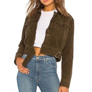 Free People Everlyn Jacket in Moss